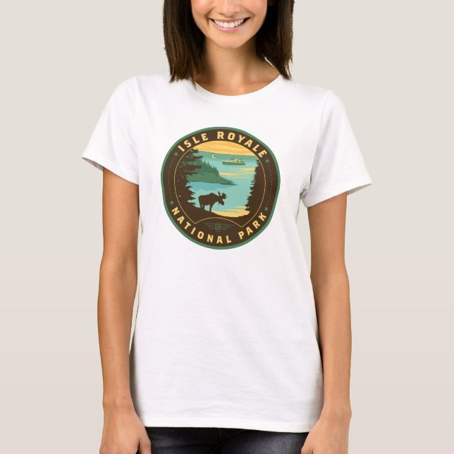 Camiseta Isle Royale National Park (Frente)