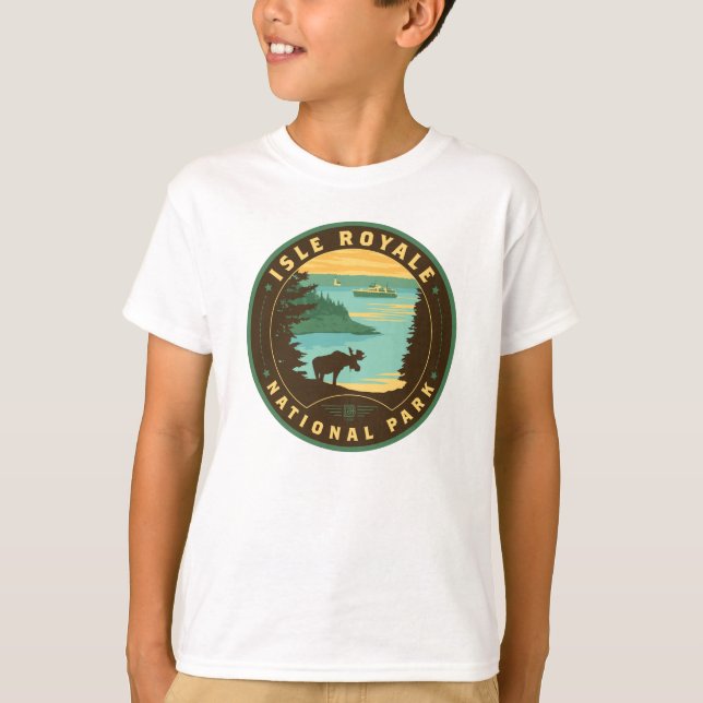 Camiseta Isle Royale National Park (Frente)