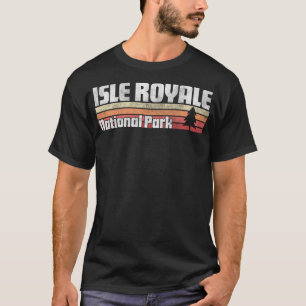 Camiseta Isle Royale National Park Retro Style Vintage 70s