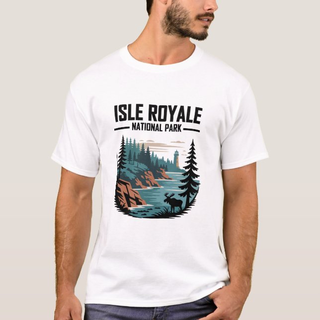 Camiseta Isle Royale National Park Scenderness (Frente)