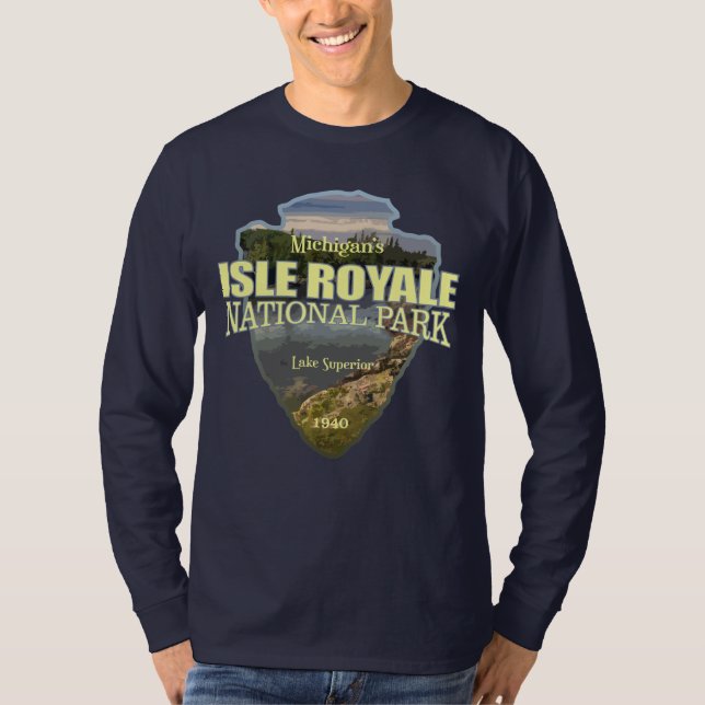 Camiseta Isle Royale (seta) (Frente)