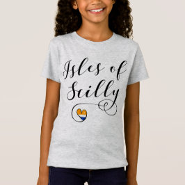 Camiseta Isles of Scilly Flag Heart