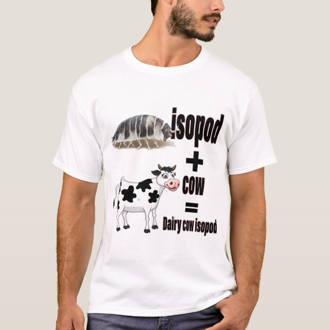Camiseta Isópodo de vaca leiteira (Frente)