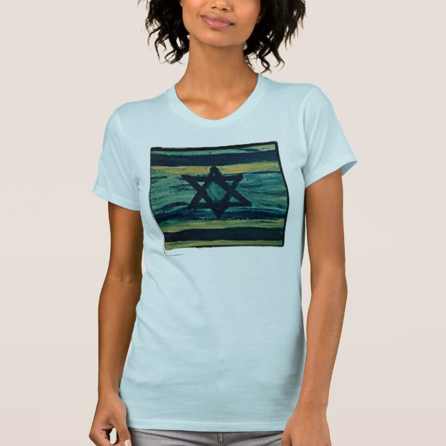 CAMISETA ISRAEL ABSTRATO (Frente)