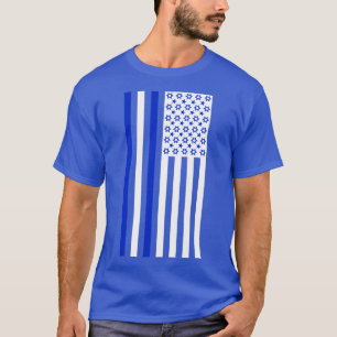 Camiseta Israel: Bandeira Israelense Ortoada