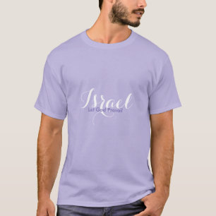 Camiseta Israel dos homens - Que Deus Prevaleça