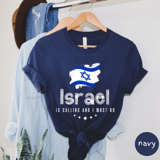 Camiseta Israel Está Ligando E Eu Tenho Que Ir Para A Camis (Criador carregado)