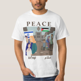 Camiseta Israel - Guerra Palestina PAZ FAMÍLIA