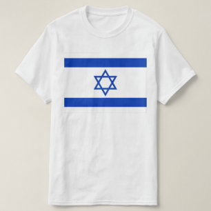 Camiseta Israel, Israelense, Bandeira  Judaico, Estrela de 