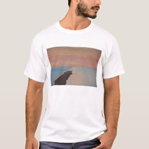 Camiseta Israel, mar Morto, Ein Bokek, mar Morto, crepúscu