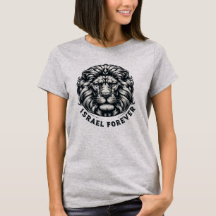 Camiseta Israel para sempre. Leão da Judeia. 