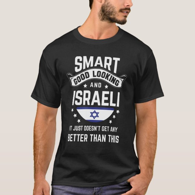 Camiseta Israeli Flag Native Pride  Israel Israeli Roots (Frente)