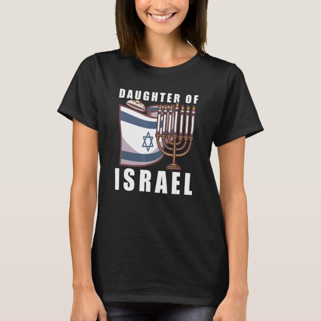 Camiseta Israelita Judeu Israelita Herança Judia Israel Jud (Frente)
