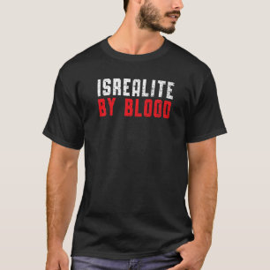 Camiseta Israelita Por Sangue Verdadeiro Hebraico País Jude