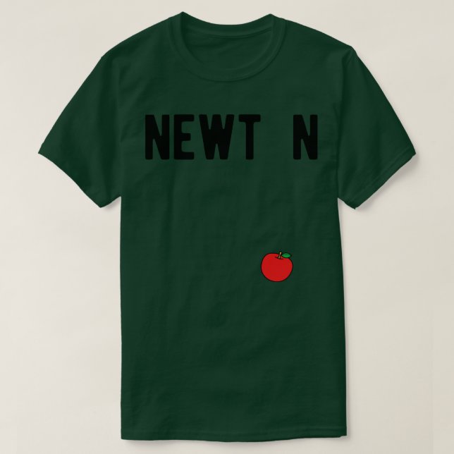 Camiseta Issac Newton TShirt (Frente do Design)