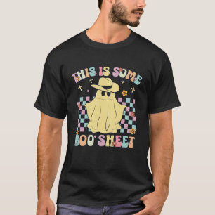 Camiseta Isso É Alguma Folha de Boo Fantasma Retro Hallowee