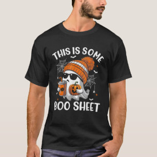 Camiseta Isso É Alguma Folha de Boo Fofa Fantasma Dia das B