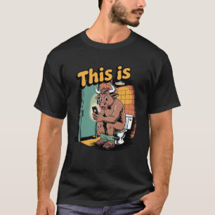 Camiseta Isso É Bobo Engraçado Humor de Banheiro Meme de Va