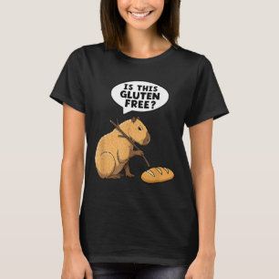 Camiseta Isso é capivara de glúten engraçado doença celíaca