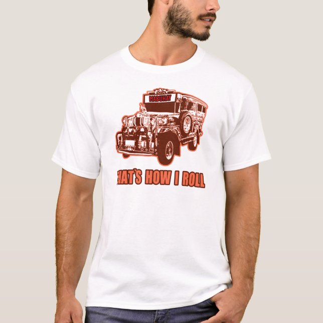 Camiseta Isso é como eu rolo Jeepney (Frente)