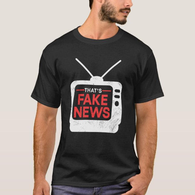 Camiseta Isso é Liberdade de Notícias Falso Jornalismo Libe (Frente)