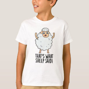 Camiseta Isso É O Que As Ovelhas Disseram Piada Engraçada D