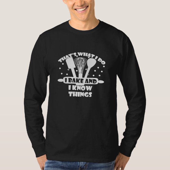 Camiseta Isso É O Que Eu Faço Eu Asso Bolo Cupcake Confeite (Frente)