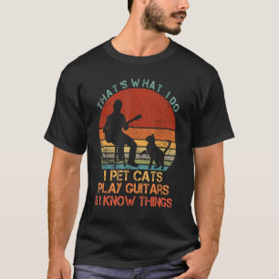 Camiseta Isso É O Que Eu Faço Eu Cuido De Gatos To-co Guita