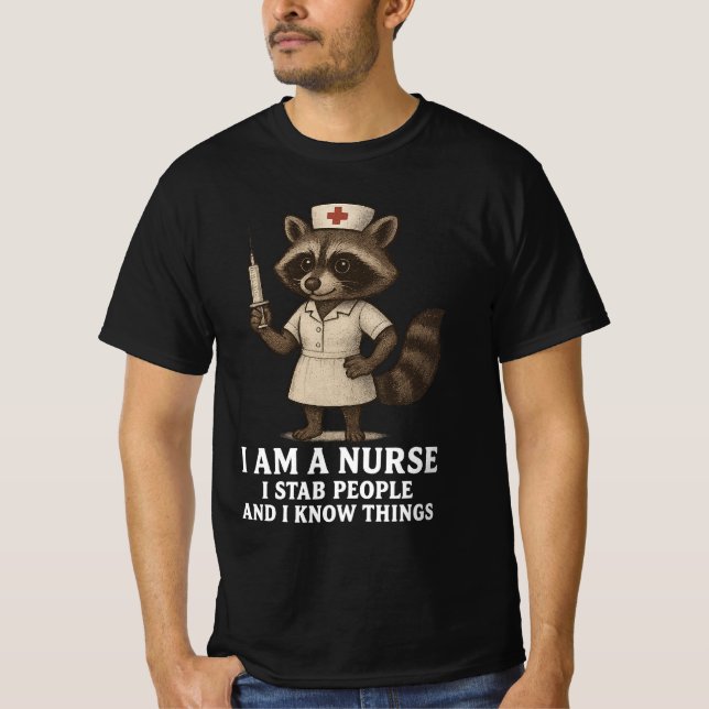 Camiseta Isso é o que eu faço Eu sou uma enfermeira Eu esfa (Frente)