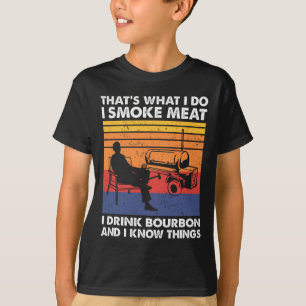 Camiseta Isso É O Que Eu Faço Fumo Carne Churrasco