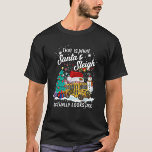 Camiseta Isso é o que Papai noel_s Sleigh realmente parece