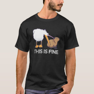 Camiseta Isso é ótimo Meme engraçado Cão Capybara Pelican N