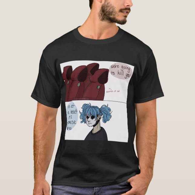Camiseta Isso é uma Ameaça ou uma Promessa (Frente)