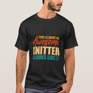 Camiseta Isso É W Uma Tricoteira Incrível Parece