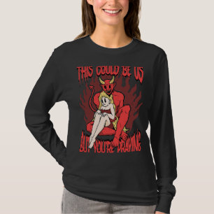 Camiseta Isso Poderia Ser Nós 666 Satânico Mal É Demoníaco
