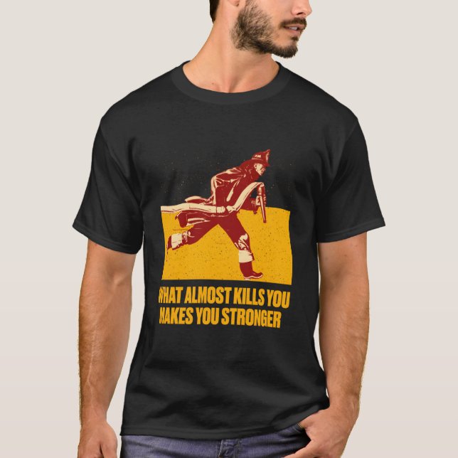 Camiseta Isso Vai Tornar Você Mais Forte Motivação para Bom (Frente)