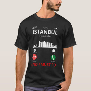 Camiseta Istambul Chama Turquia Souvenir