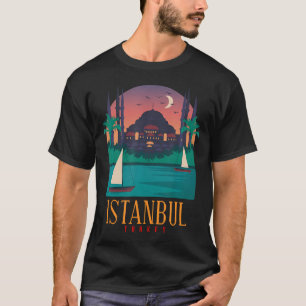 Camiseta Istambul Cidade - Turquia Skyline