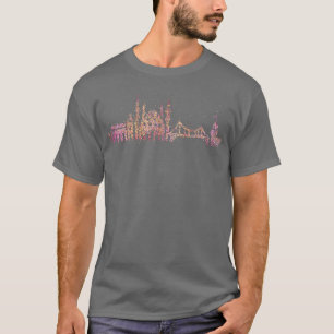 Camiseta Istambul Skyline Silhouette City Trip Turquia