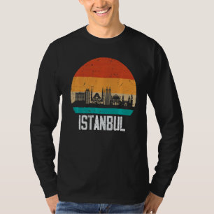Camiseta Istambul Turquia Retro Vintage Sunset Skyline Ista
