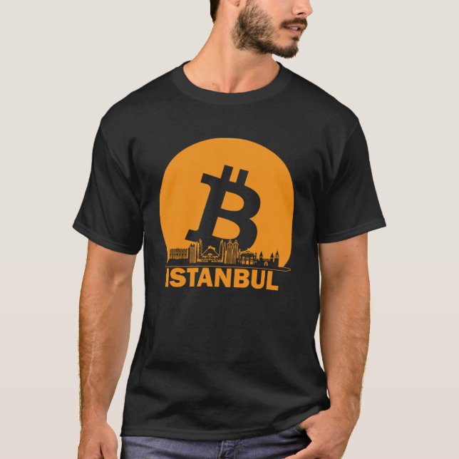 Camiseta Istanbul Bitcoin Maximalist  Bitcoin Istanbul Skyl (Frente)