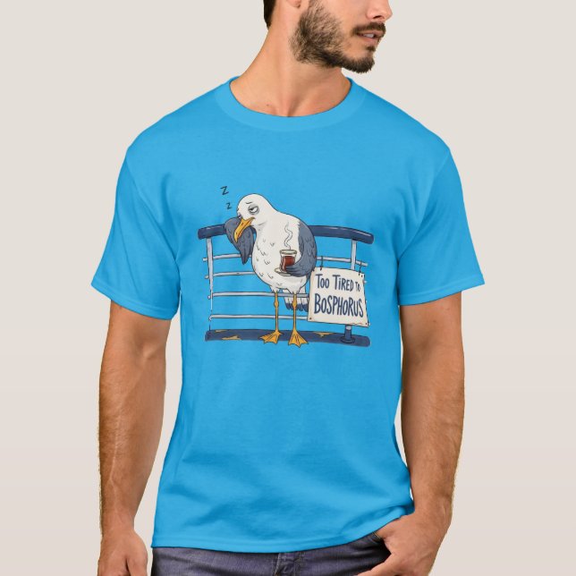 Camiseta Istanbul Themed Seagull (Frente)