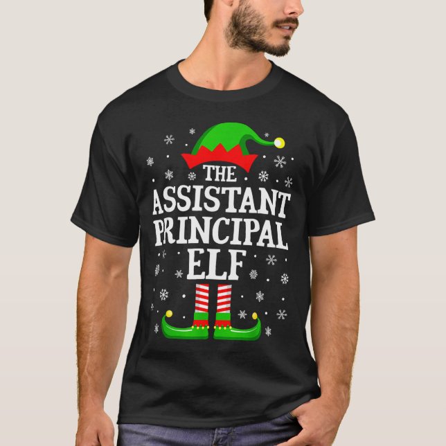 Camiseta Istant Principal Elf Funny Christmas Family Matchi (Frente)