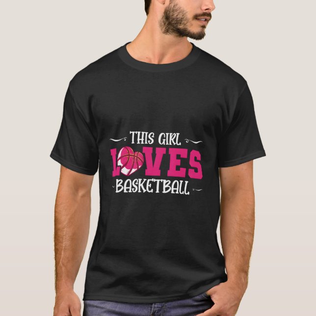 Camiseta Isto ama basquete (Frente)