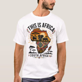 Camiseta Isto é a África