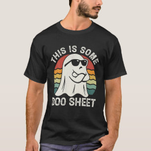 Camiseta Isto É Alguma Folha de Boo Fantasma Legal Divertid