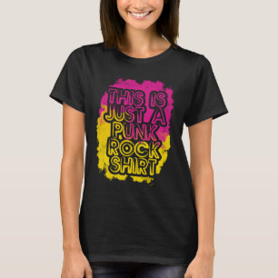Camiseta Isto É Apenas Um Punk Rock Design Music Rock 2