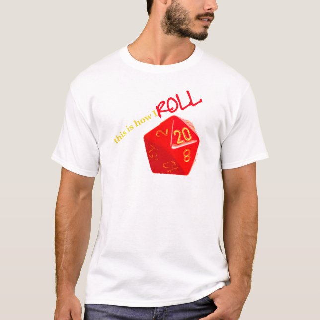Camiseta Isto é como eu rolo (Frente)
