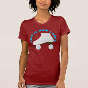 Camiseta Isto é como eu rolo o patinador do rolo