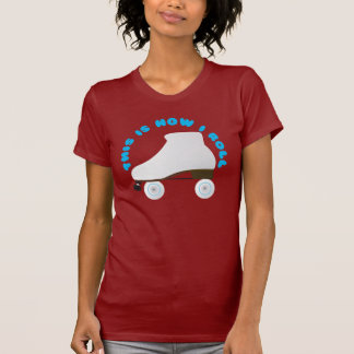 Camiseta Isto é como eu rolo o patinador do rolo